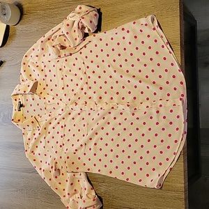 Express Polka-dot button up